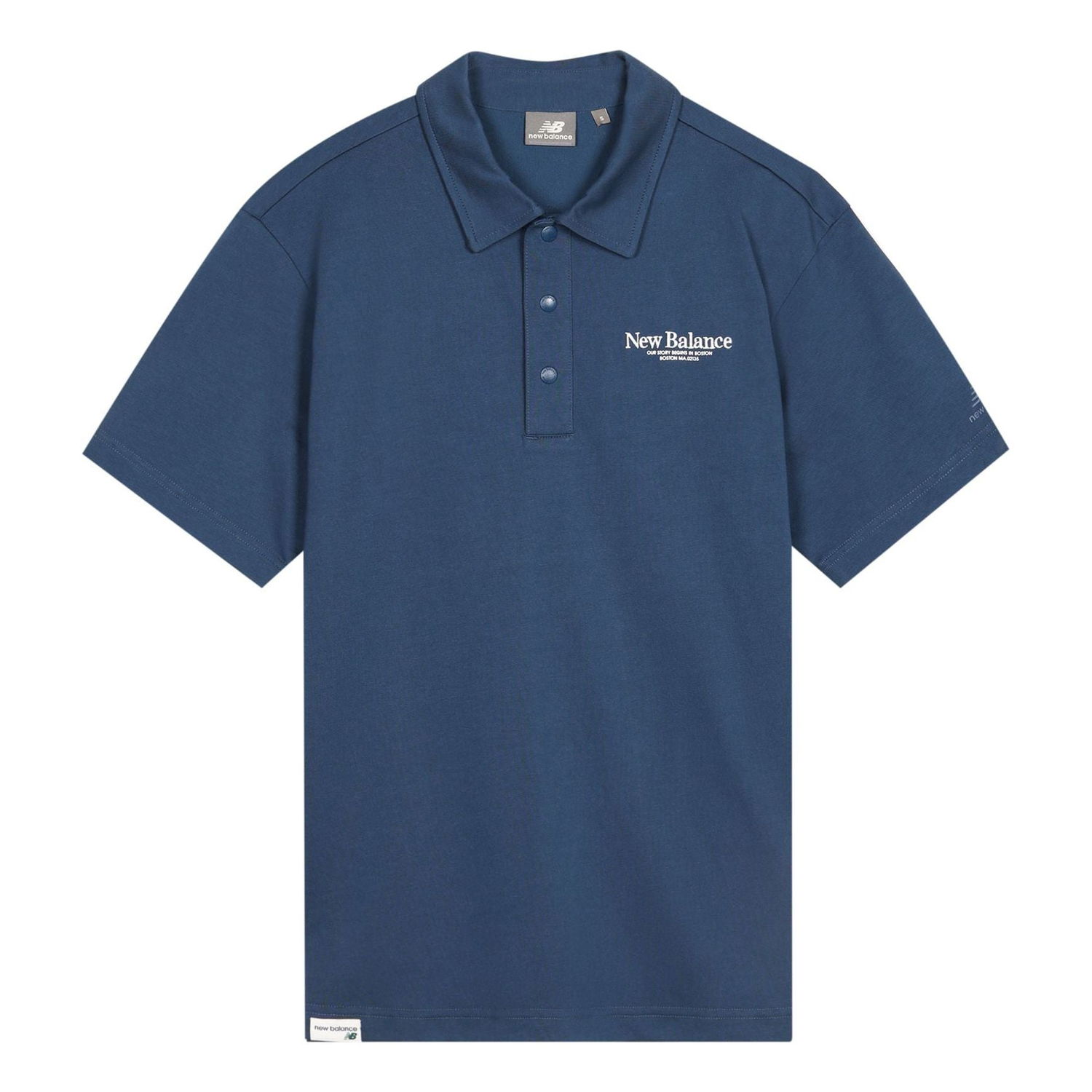 Поло тениска New Balance Sport Lifestyle Polo Shirt Синьо | 5FD24193-NV, 0