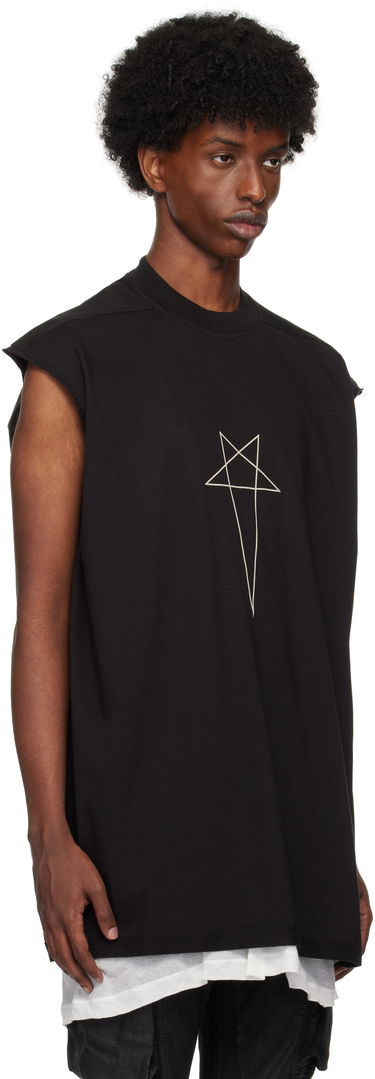 Потник Rick Owens Rick Owens DRKSHDW Porterville Tarp Sleeveless T-Shirt Черно | DU02D2158 RNEP3, 1