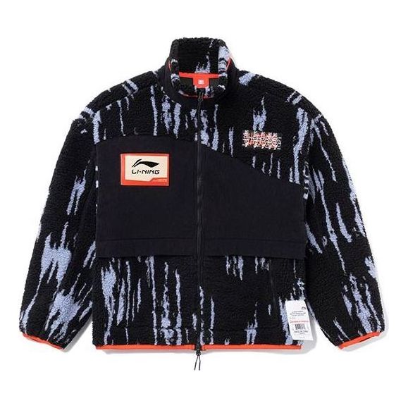 Пуловер Li-Ning Print Classic Warm Coat Черно | AJDR435-3, 0