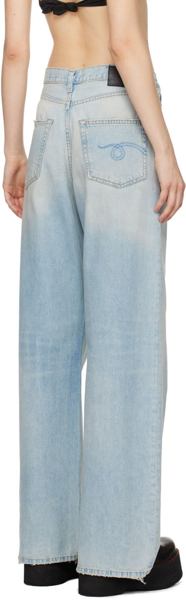 Дънки R13 R13 Damon Pleated Jeans Синьо | R13W3147-897A, 2