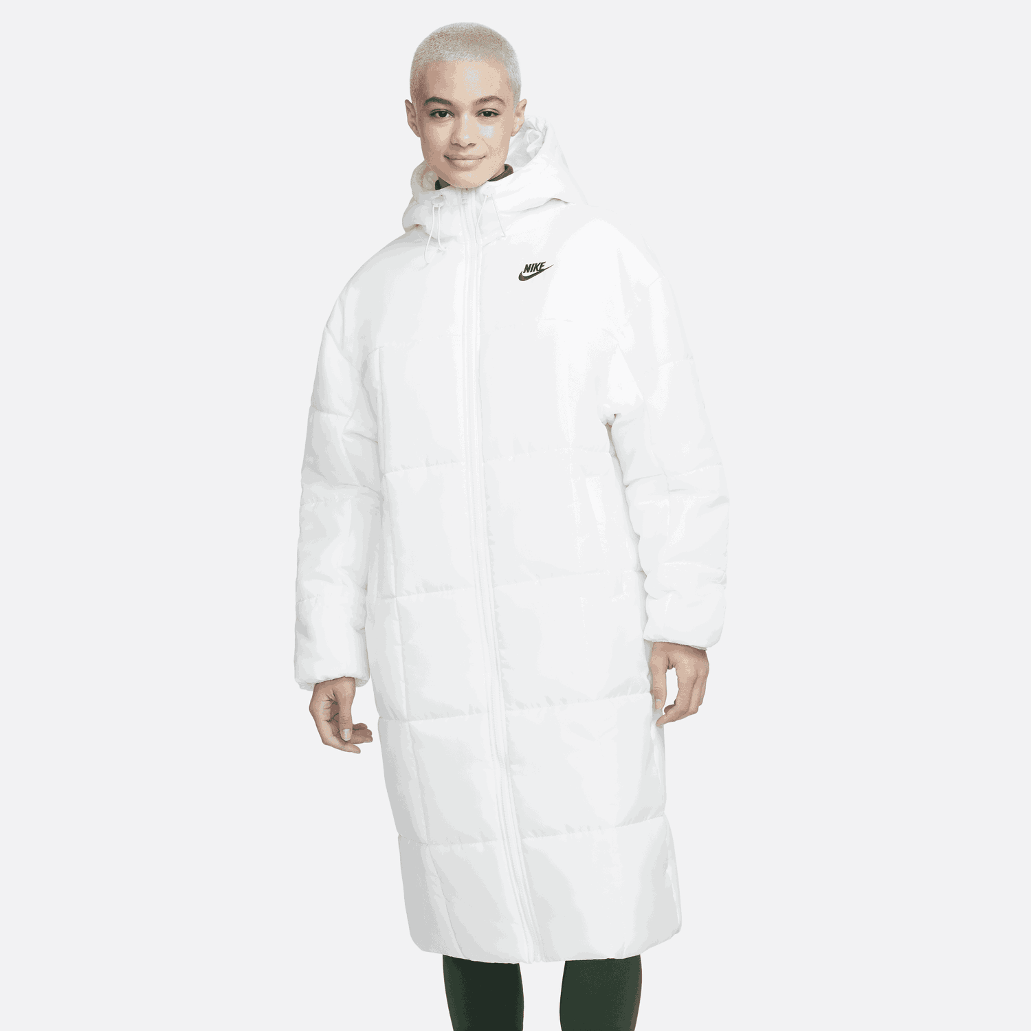 Парка Nike Sportswear Classic Puffer Therma-FIT Loose Hooded Parka Бяло | FB7675-133, 0