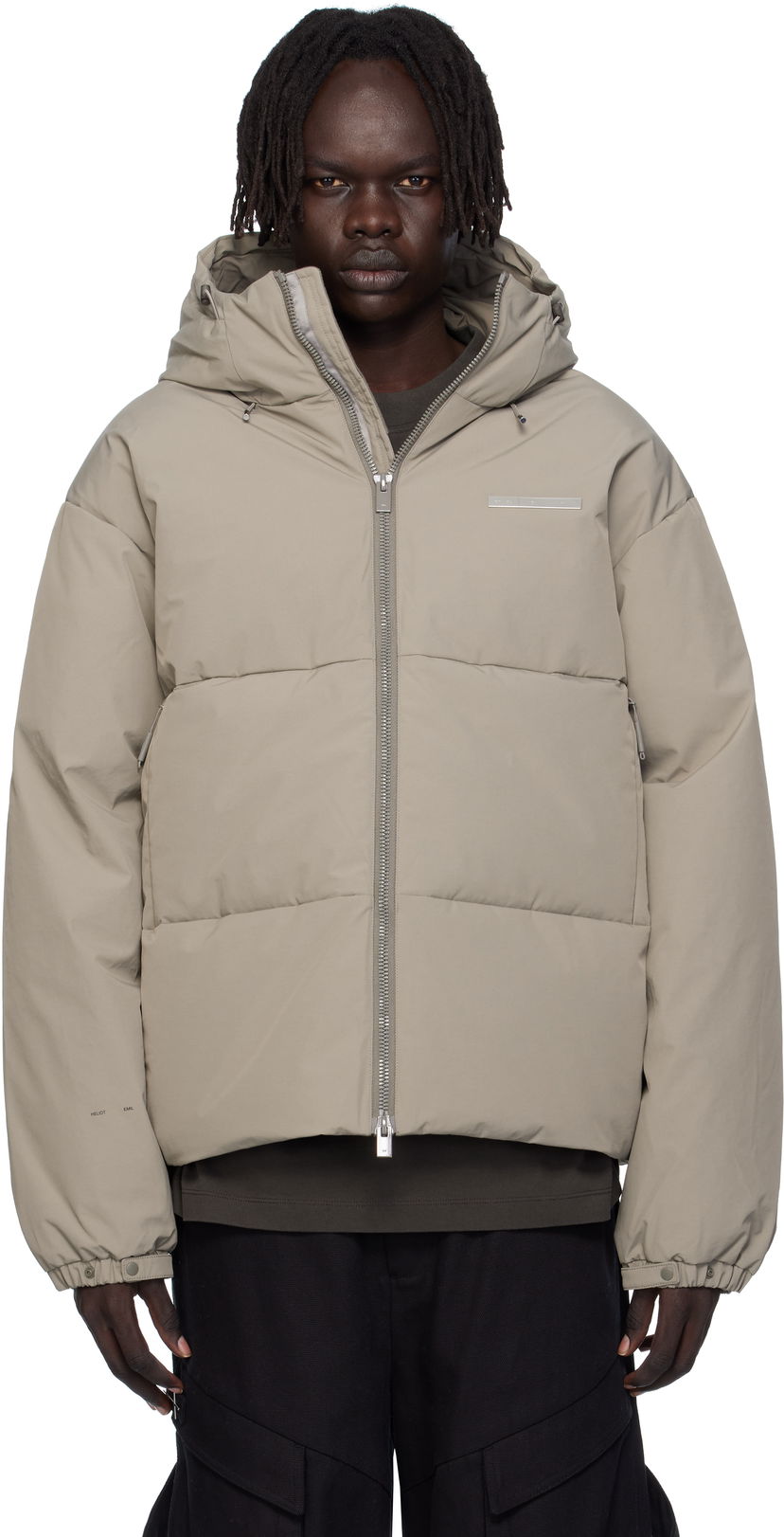 Пухо яке HELIOT EMIL Velum Down Jacket Бежово | AW25_M_02_093_DST19_CO