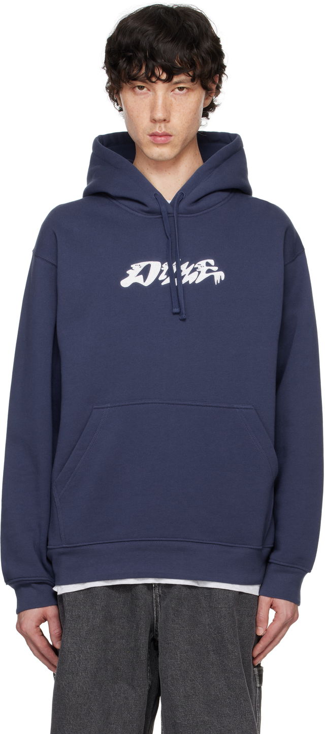 Navy Happy Hoodie