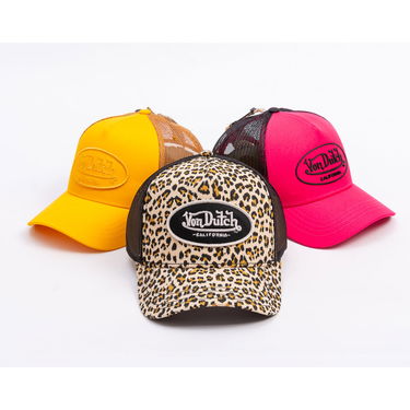 Шапка с козирка Von Dutch Von Dutch Trucker Cali Patch Hat Бежово | VD/0/CAS2/LEO/BE, 3