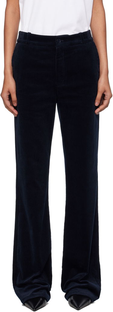 Панталони A.P.C. A.P.C. Rosemary Corduroy Flare Trousers Тъмно синьо | COHBB-F08502, 0