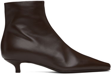 Кецове и обувки TOTEME Slim Ankle Boots Кафяво | 244-WAS931-LE0002, 0