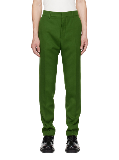 Панталони AMI Fit Trousers Зелено | HTR004.WV0004