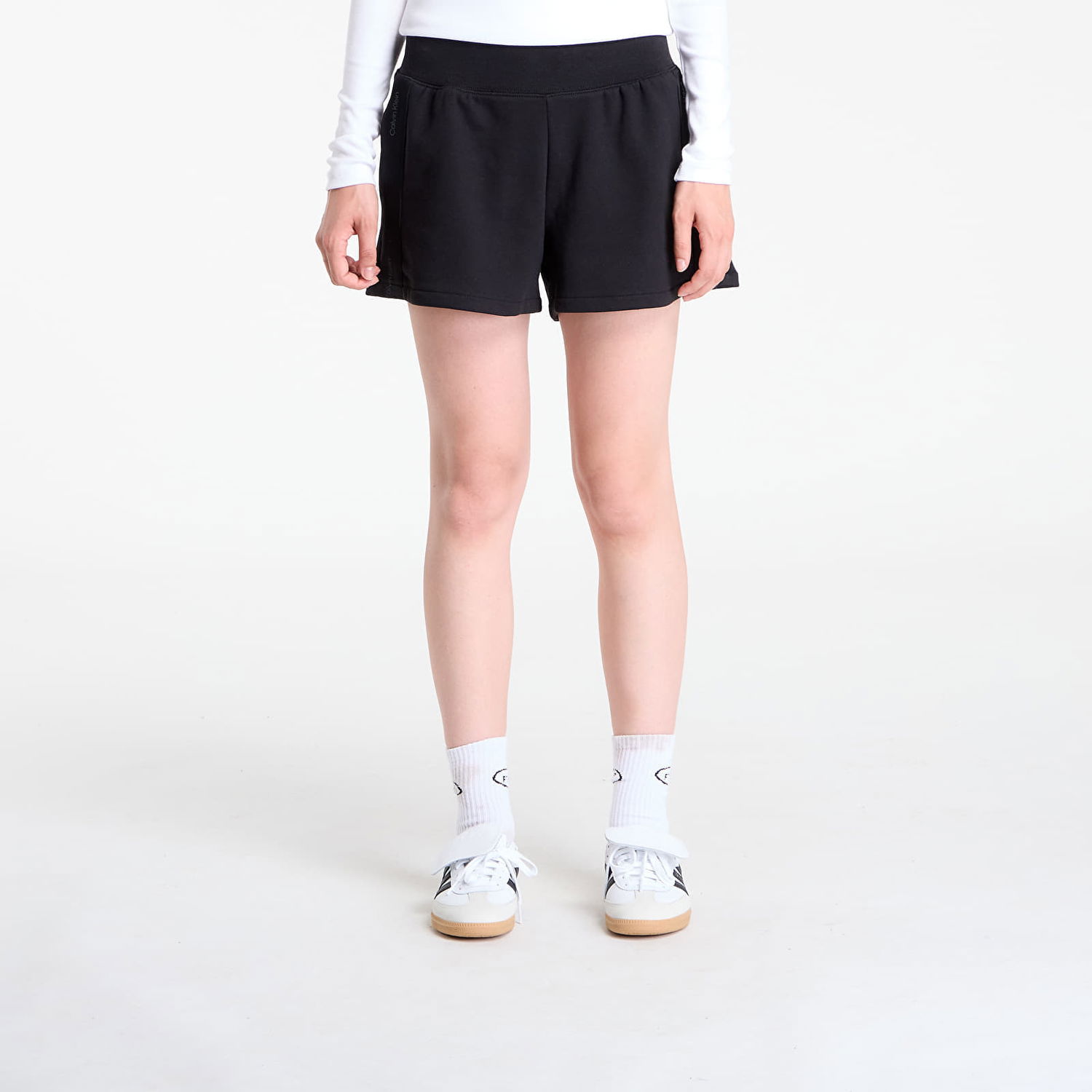Къси панталони CALVIN KLEIN Calvin Klein Sport PW Sweatshorts Черно | LVGWS5S807 UB1, 0