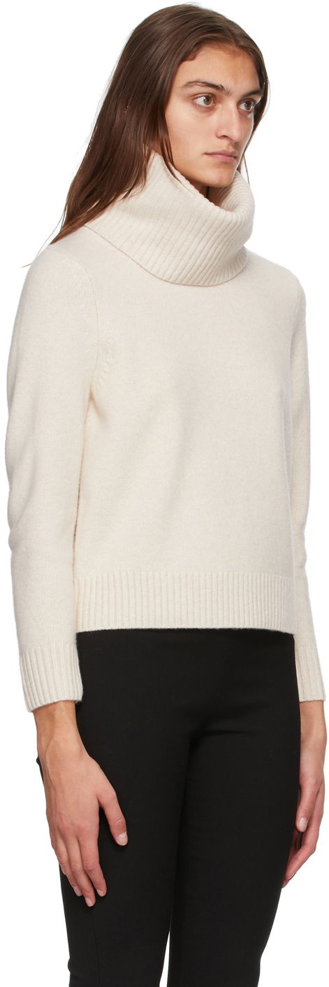 Пуловер TOTEME TOTEME Prati Wool & Cashmere Turtleneck Бежово | 204-562-752, 1