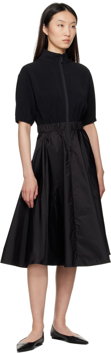 Pокля Moncler Moncler Taffeta Skirt Midi Dress Черно | K20932G00013596WF, 3