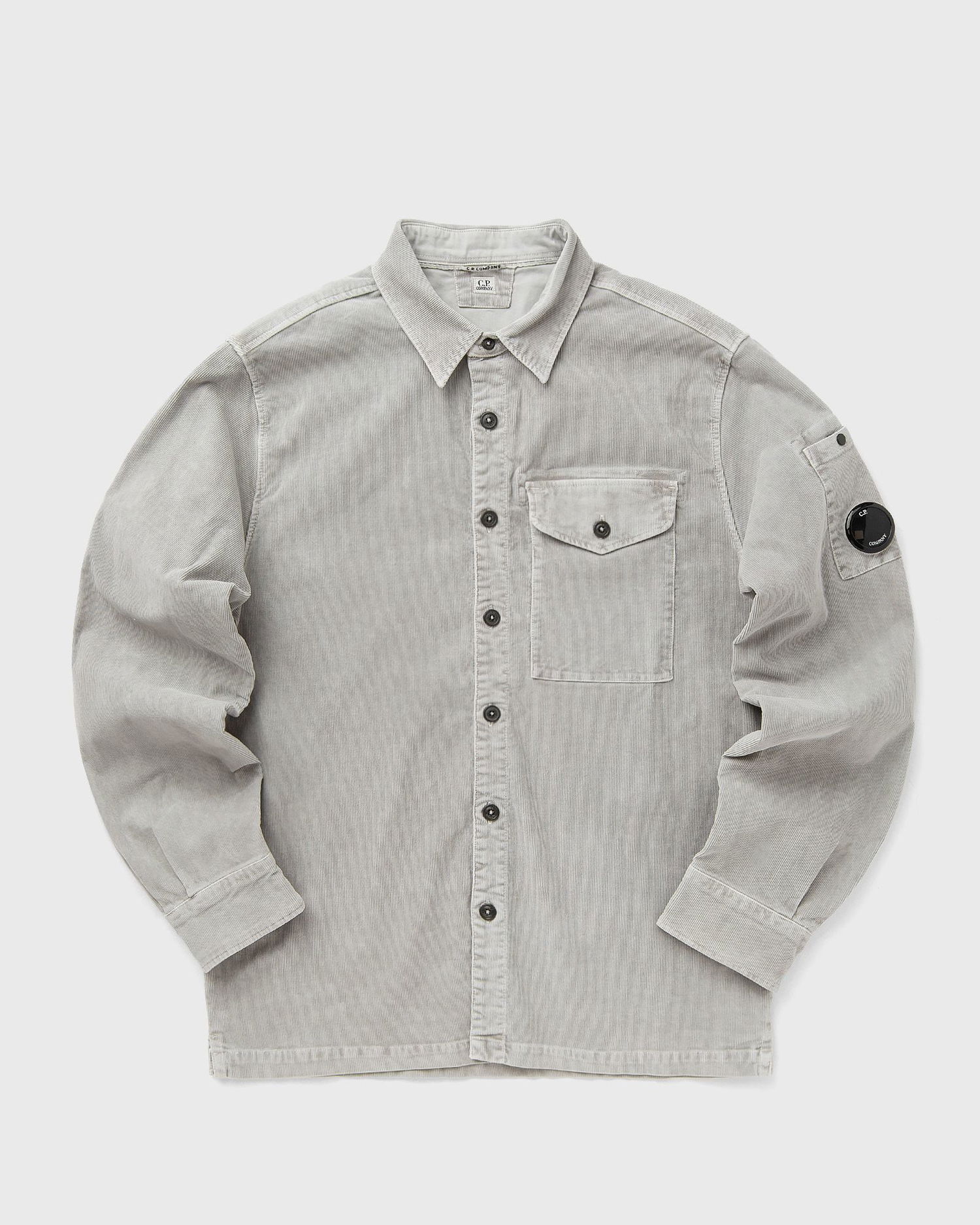 Риза C.P. Company Long Sleeve Corduroy Shirt Сиво | 19CMSH071A006410O-331, 0