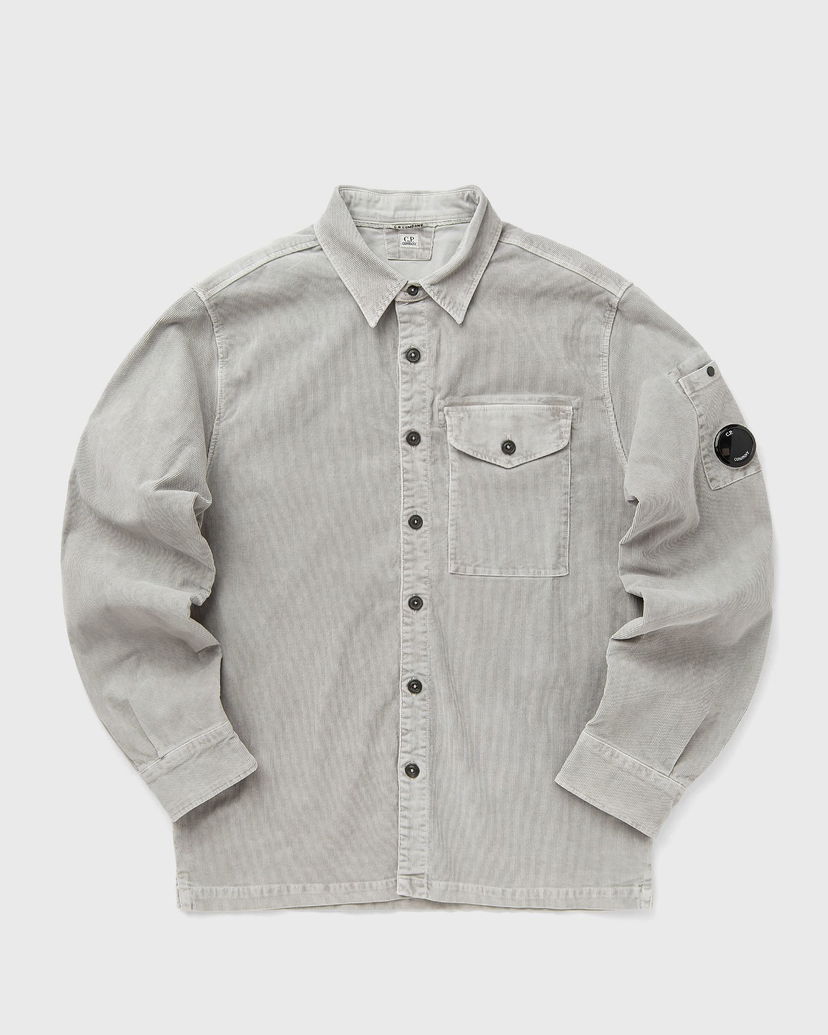 Риза C.P. Company Long Sleeve Corduroy Shirt Сиво | 19CMSH071A006410O-331