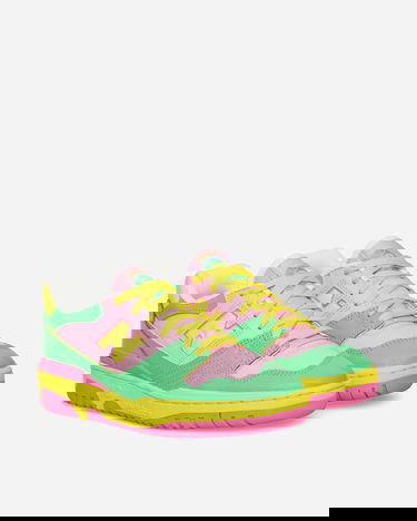 Кецове и обувки New Balance 550 Pink / Green / Lime Зелено | BB550YKA, 2