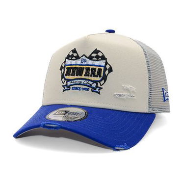 Шапка с козирка New Era Trucker Hat 9FORTY Motosport One Size (56-59 cm) Бежово | 60595303, 0