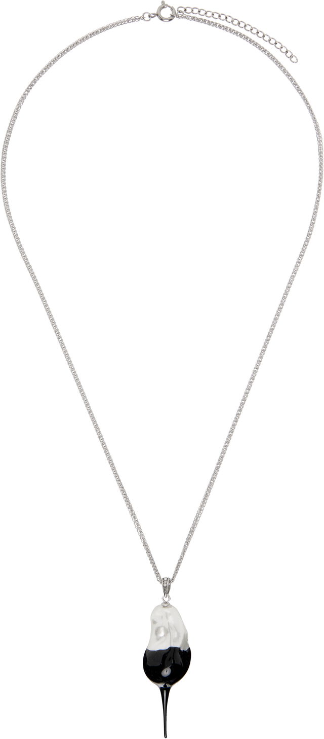 Ottolinger Two-Tone Dipped Pearl Chain Necklace