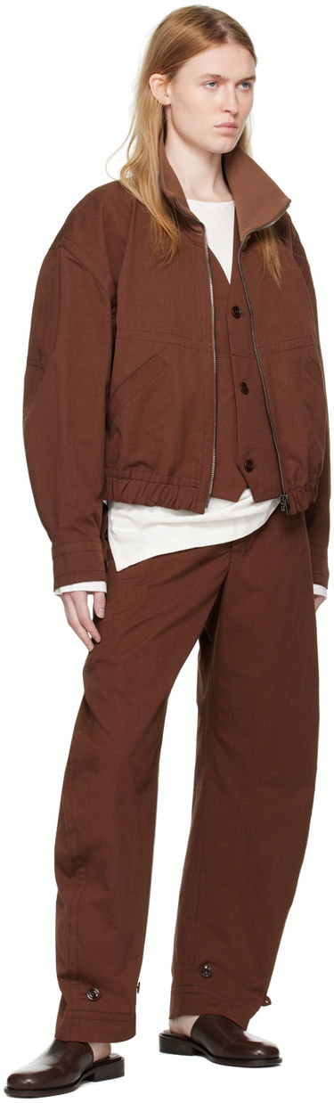 Яке бомбър LEMAIRE Lemaire Layered Jacket Кафяво | OW1065 LF1220, 4