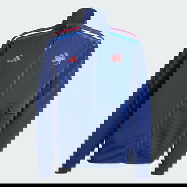 Суитчър adidas Performance France Rugby Anthem Тъмно синьо | JG8212, 3