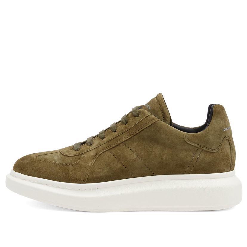 Кецове и обувки Alexander McQueen Exaggerate Sole Suede Зелено | 807882-WIA50-2125