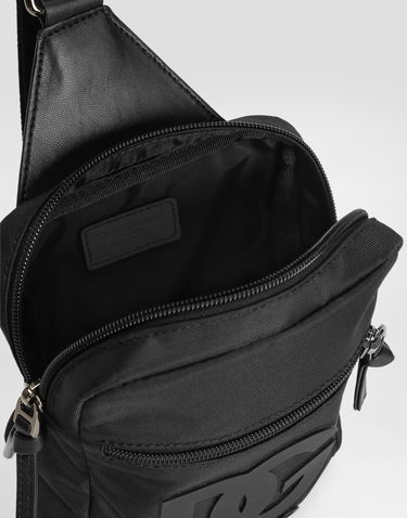 Чанта за кръста Dolce & Gabbana Dolce & Gabbana Nylon Crossbody Bag with DG Logo Черно | EM0142AU92780999, 3