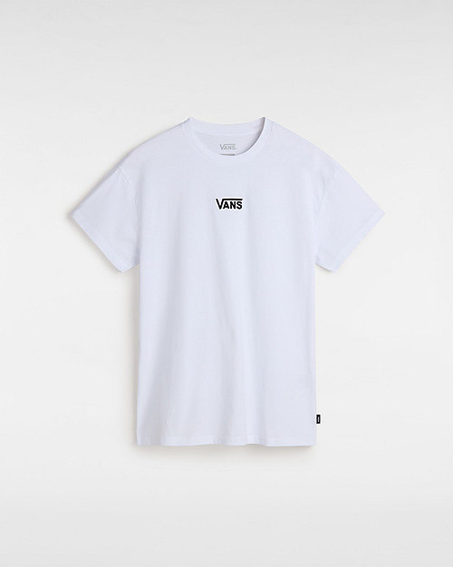 Тениска Vans Flying V Oversized T-shirt Бяло | VN0A7YUTWHT, 0