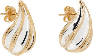 Обеци Bottega Veneta Bottega Veneta Mini Gold & Silver Drop Earrings Металик | 838154 V507D, 1