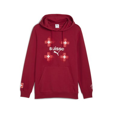 Суитчър Puma Switzerland FtblCulture Men's Hoodie Червено | 783647_02, 0
