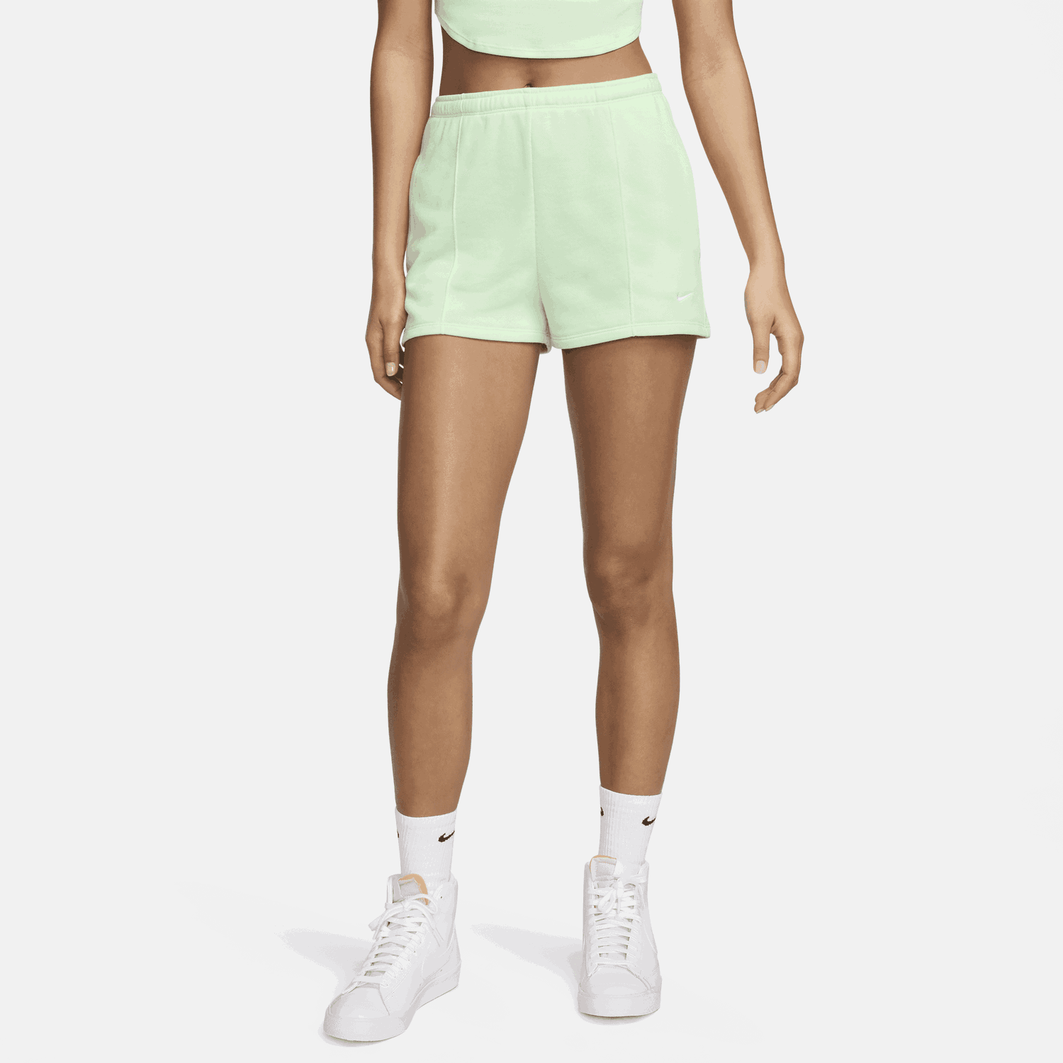 Къси панталони Nike 5cm Sportswear Chill Terry Зелено | FN2455-376, 0