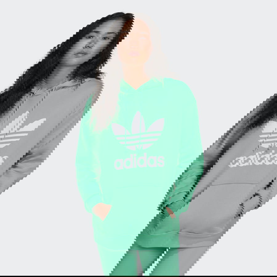 Суитчър adidas Originals TRF Hoodie Зелено | HE6954, 0