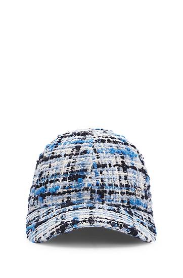 Tweed Cap with Double B Monogram