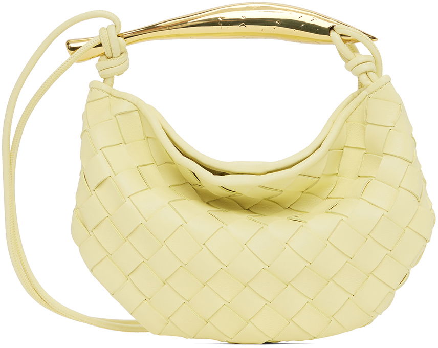 Чанта през рамо Bottega Veneta Mini Sardine Shoulder Bag Жълто | 744267 VCPP1, 0