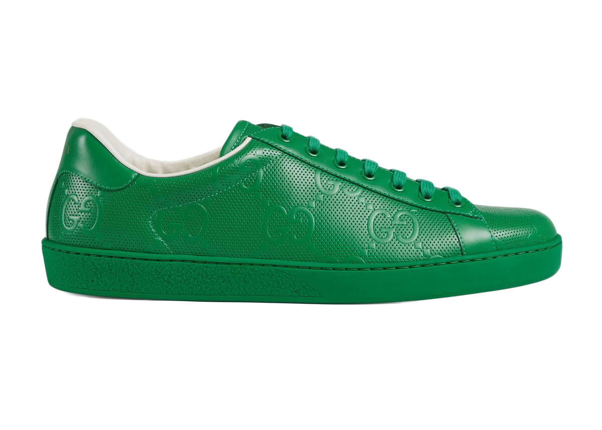 Кецове и обувки Gucci Ace 'Green GG' Зелено | 625787 1XK10 3727, 0