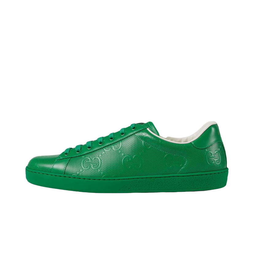 Кецове и обувки Gucci Ace 'Green GG' Зелено | 625787 1XK10 3727