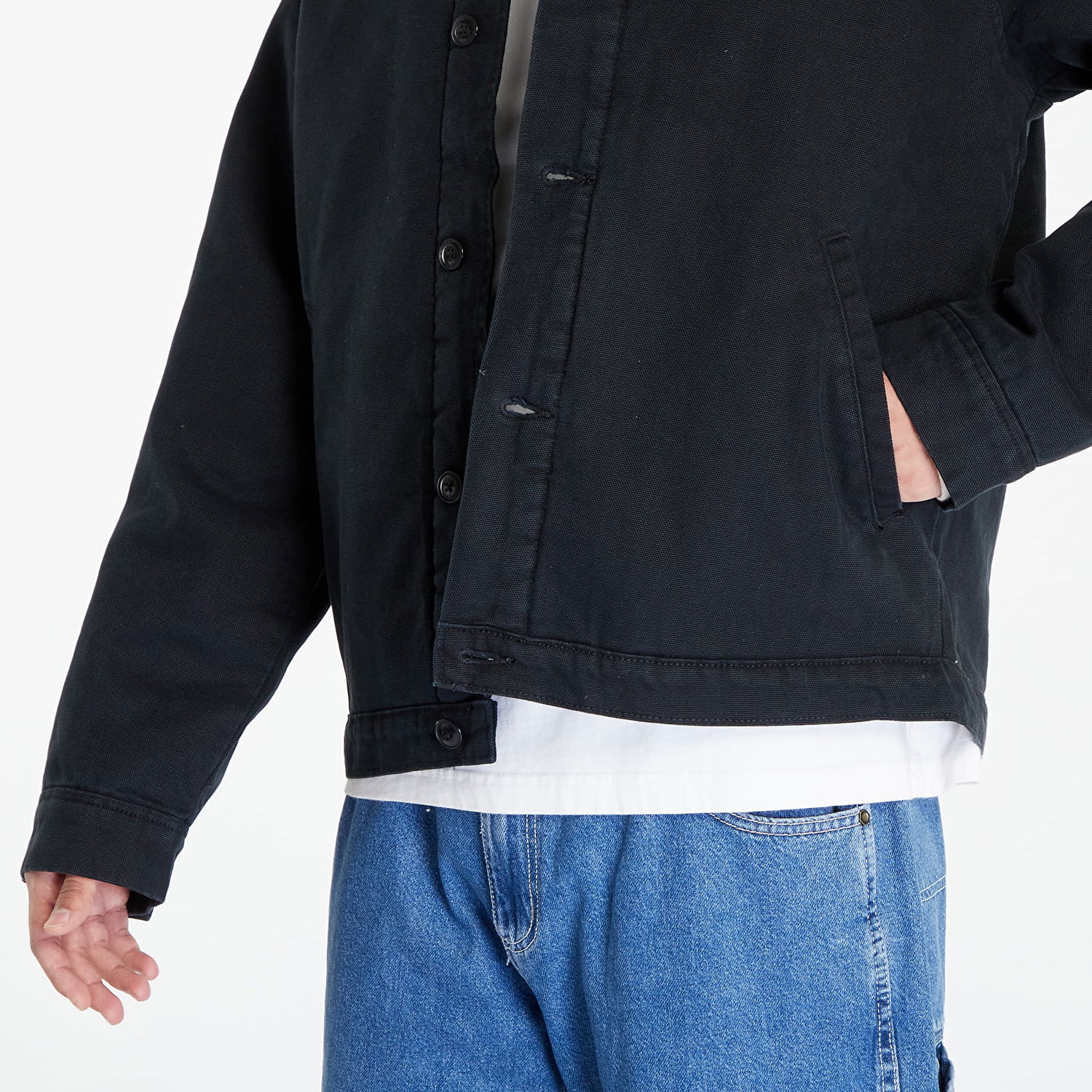 Яке Dickies Sherpa Lined Deck Jacket Stonewashed Черно | DK0A4XFYC401, 1