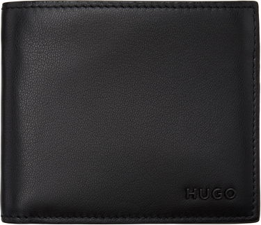 Портфейл BOSS HUGO Leather Bifold Wallet Черно | 50536058, 0