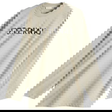 Тениска Fear of God Fear Of God Eternal Long Sleeve T-Shirt, Size Large Бежово | FGE250-5111HWJ-085, 1