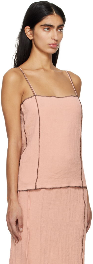 Pокля Baserange Baserange Shok Sleeveless Midi Dress Розово | TOSKS-LC-SP24, 3