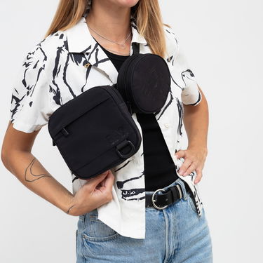 Чанта за кръста Emporio Armani Double Pocket Black Belt Bag Черно | 7W000013-AF11936-UC001, 0
