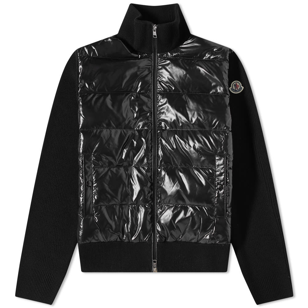 Яке Moncler Down Front Knit Jacket Черно | 9B000-08-M1131-999, 0
