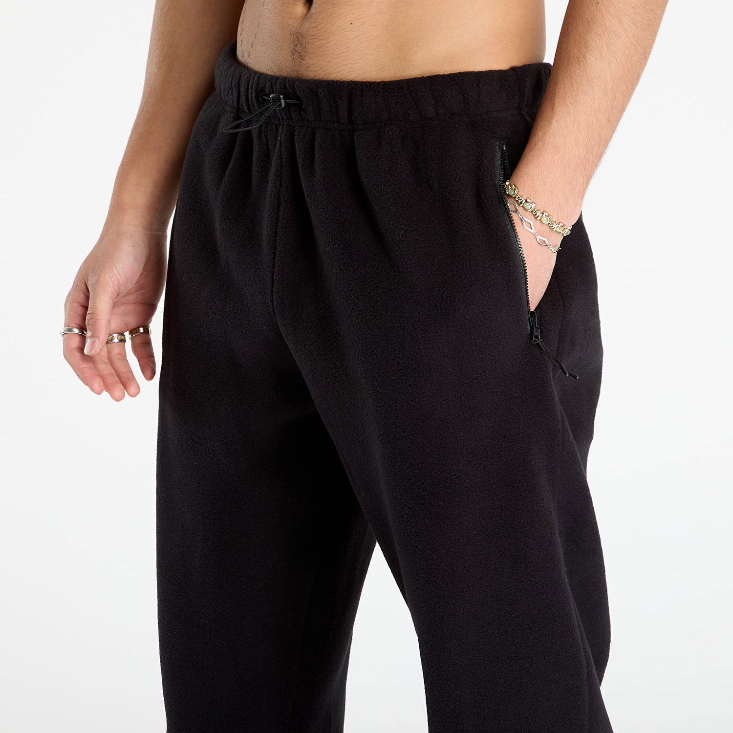 Спортни панталони Patta Patta Sherpa Fleece Pants Черно | POC-AW25-2600-386-0008-001, 1