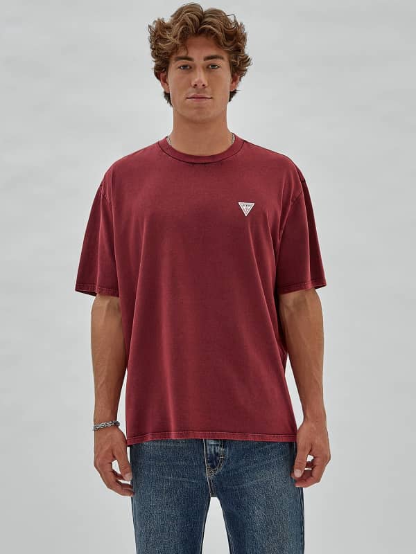 Тениска GUESS Originals Back Logo T-Shirt Червено | M3BI09K9XF1, 0