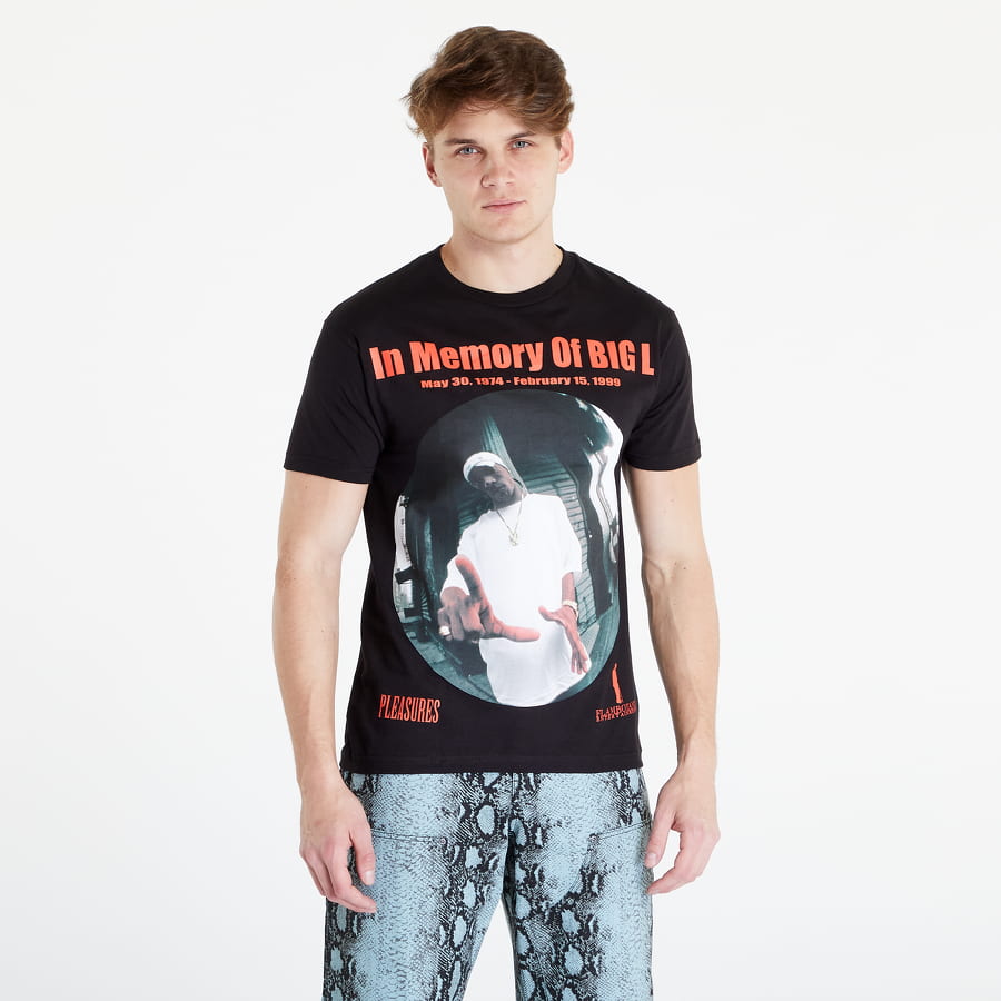 Тениска Pleasures In Memory T-shirt Черно | P22F068-BLACK, 1