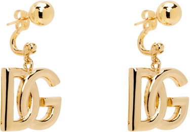 Обеци Dolce & Gabbana Gold 'DG' Logo Earrings Металик | WEN6P1 W1111, 1