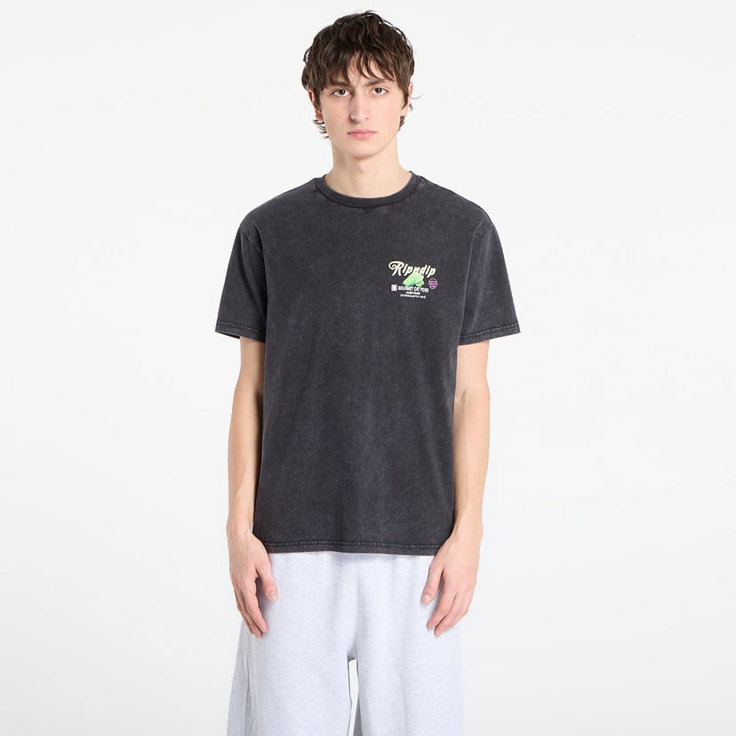 Тениска RIPNDIP Gourmet Cat Food T-shirt Vintage Wash Черно | RNDHOL25138