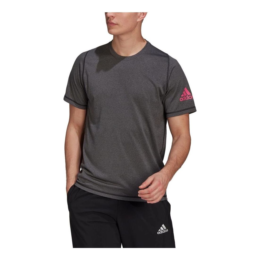 Тениска adidas Originals Freelift Ultimate Aeroready Designed 2 Move Sport T-Shirt Сиво | GU2779, 0