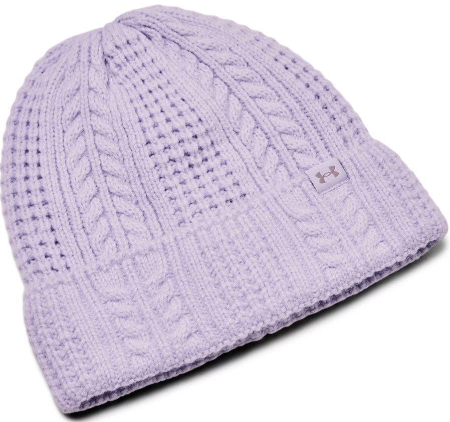Шапка Under Armour Cable Knit Beanie Лилаво | 1386639-535, 0