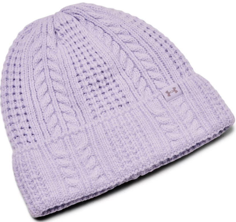 Шапка Under Armour Cable Knit Beanie Лилаво | 1386639-535