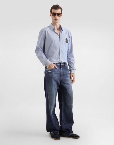 Риза Dolce & Gabbana Dolce & Gabbana Striped Martini Shirt Многоцветен | G5ML1ZFR51LS8051, 1