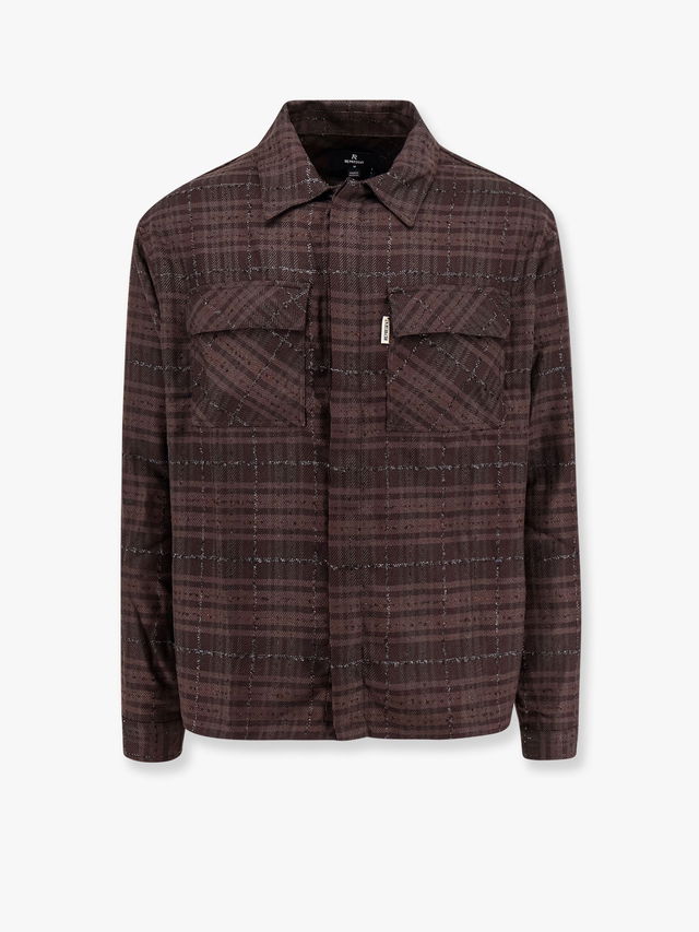 Brown Checkered Buttoned Shirt