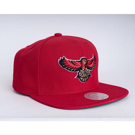 Шапка с козирка Mitchell & Ness Atlanta Hawks Team Ground 2.0 Snapback HWC Red Червено | HHSS3258-AHAYYPPPRED1, 0