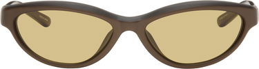 Слънчеви очила Jacquemus Jacquemus 'The Curvo' Sunglasses Кафяво | JAC134C4SUN, 0